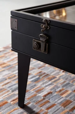 Ława Collector 122x45 Cm Czarna*KARE Design New