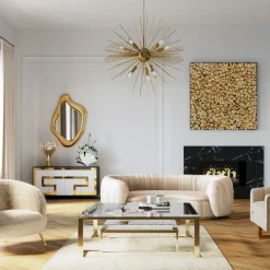 Ława Gold Rush 120x120 Cm Złota*KARE Design Online