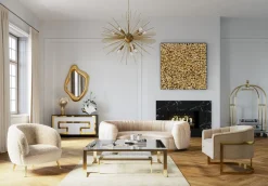 Ława Gold Rush 120x120 Cm Złota*KARE Design Online