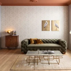 Ława Meander 140x80 Cm Transparentno-złota*KARE Design Sale