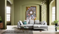 Ława Meander 140x80 Cm Transparentno-złota*KARE Design Sale