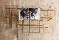 Ława Meander 140x80 Cm Transparentno-złota*KARE Design Sale
