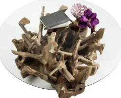 Ława Roots Ø100 Cm Drewniana*KARE Design Hot