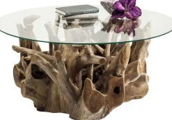 Ława Roots Ø100 Cm Drewniana*KARE Design Hot