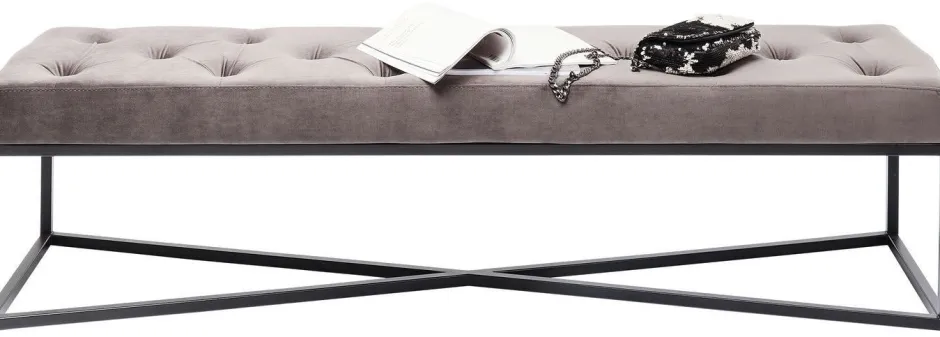 Ławka Crossover 150x40 Cm Szara*KARE Design Best