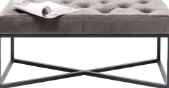 Ławka Crossover 90x40 Cm Szara*KARE Design Discount