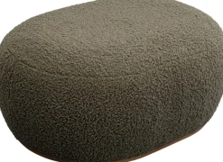 Ławka Do Przedpokoju Tkanina Boucle Oliwkowa Zieleń 81x65 Cm*KARE Design Hot