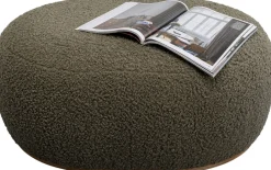 Ławka Do Przedpokoju Tkanina Boucle Oliwkowa Zieleń 81x65 Cm*KARE Design Hot