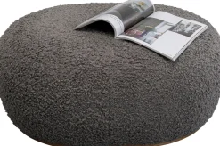 Ławka Do Przedpokoju Tkanina Boucle Szara 81x65 Cm*KARE Design Discount