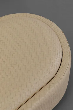 Ławka Do Przedpokoju Ze Schowkiem Beżowa PU 100 Cm*KARE Design Outlet