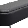 Ławka Do Przedpokoju Ze Schowkiem Ciemnoszara PU 100 Cm*KARE Design Outlet