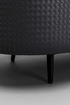 Ławka Do Przedpokoju Ze Schowkiem Ciemnoszara PU 100 Cm*KARE Design Outlet