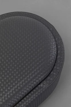 Ławka Do Przedpokoju Ze Schowkiem Ciemnoszara PU 100 Cm*KARE Design Outlet