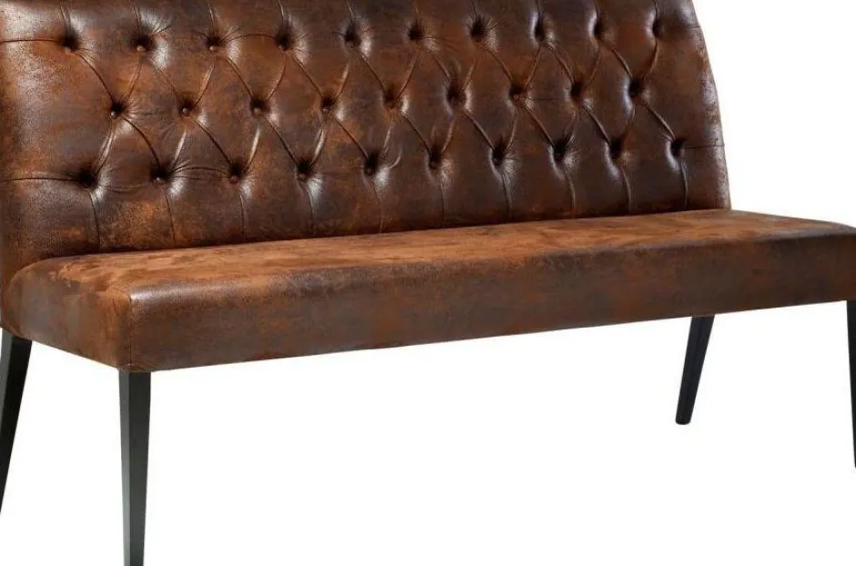Ławka Econo 162x92 Cm Brązowa*KARE Design Clearance
