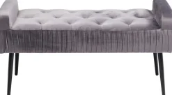 Ławka Lofty 103x55 Cm Szara*KARE Design Sale