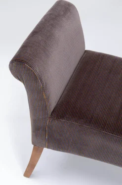 Ławka Motley Velvet 107x62 Cm Brązowa*KARE Design New