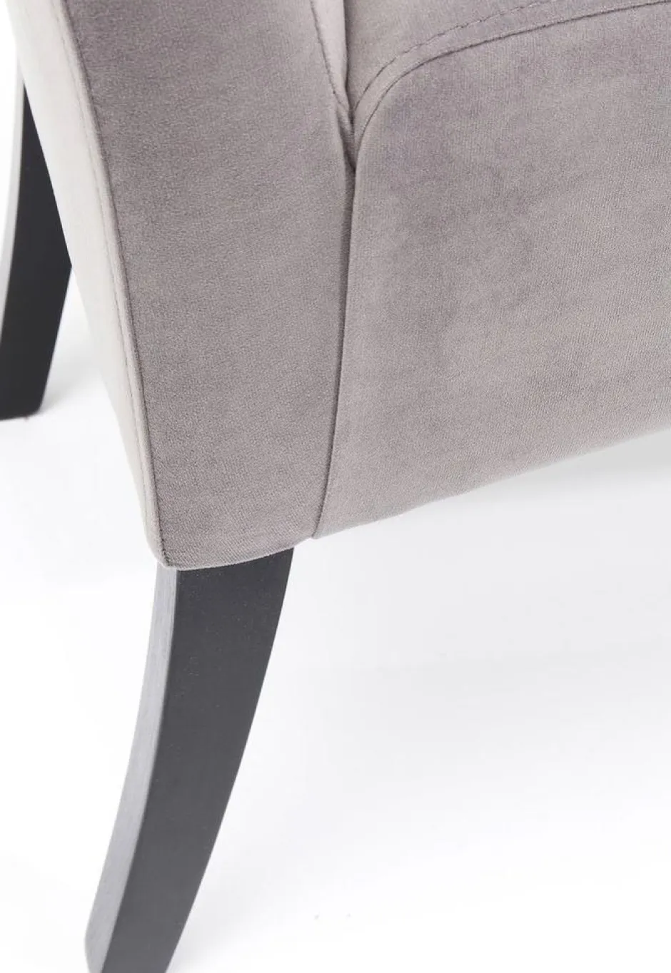 Ławka Motley Velvet 110x61 Cm Srebrnoszara*KARE Design New