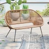 Ławka Ogrodowa Naturalna żyłkowa 121 Cm*KARE Design Best