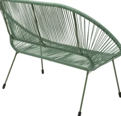Ławka Ogrodowa Zielona żyłkowa 121 Cm*KARE Design Hot