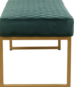 Ławka Smart 90x40 Cm Ciemnozielona - Nogi Złote*KARE Design Best