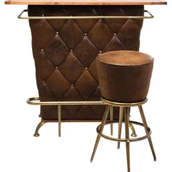 Barek Lady Rock 120x104 Cm Brązowy*KARE Design Outlet