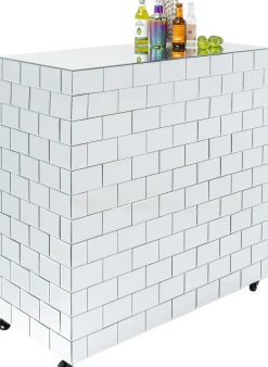 Barek Lustrzany Na Kółkach Glamour 105x120 Cm*KARE Design Hot