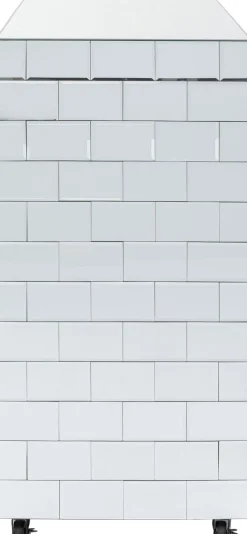 Barek Lustrzany Na Kółkach Glamour 105x120 Cm*KARE Design Hot