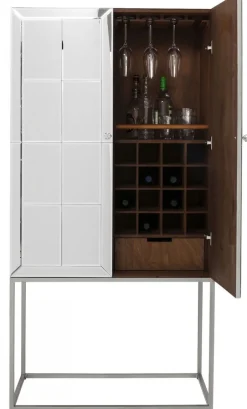 Barek Luxury 89x181 Cm Srebrny*KARE Design Outlet