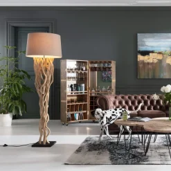 Barek Na Kółkach West Coast 60x152 Cm Brązowy Ekoskóra*KARE Design New
