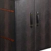 Barek Rozkładany Czarno-brązowy Tapicerowany 100x114 Cm*KARE Design Sale