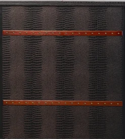 Barek Rozkładany Czarno-brązowy Tapicerowany 100x114 Cm*KARE Design Sale