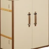 Barek Rozkładany Kremowy Tapicerowany 100x114 Cm*KARE Design Discount