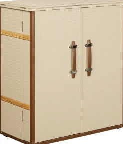 Barek Rozkładany Kremowy Tapicerowany 100x114 Cm*KARE Design Discount