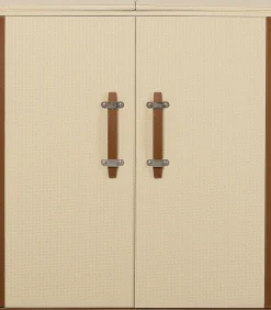Barek Rozkładany Kremowy Tapicerowany 100x114 Cm*KARE Design Discount