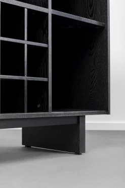Barek Z Blatem Czarno-złoty Front Stal Nierdzewna 120x105 Cm*KARE Design Sale