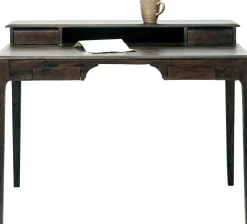 Biurko Brooklyn 110x70 Cm Czarnobrązowe*KARE Design Discount