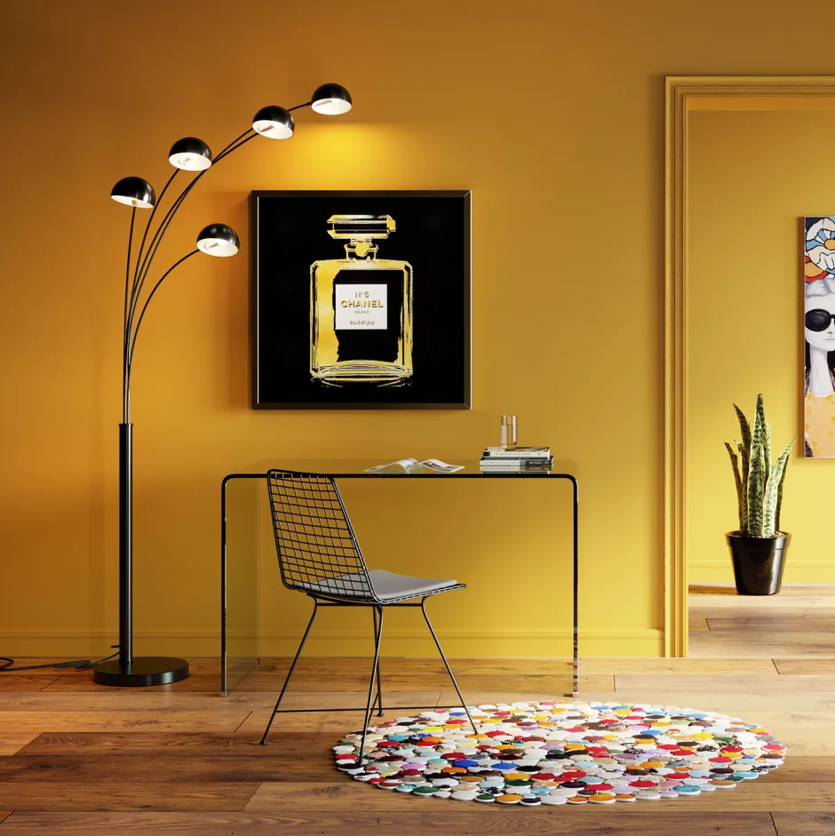 Biurko Clear Club 125x60 Cm Transparentne*KARE Design Sale