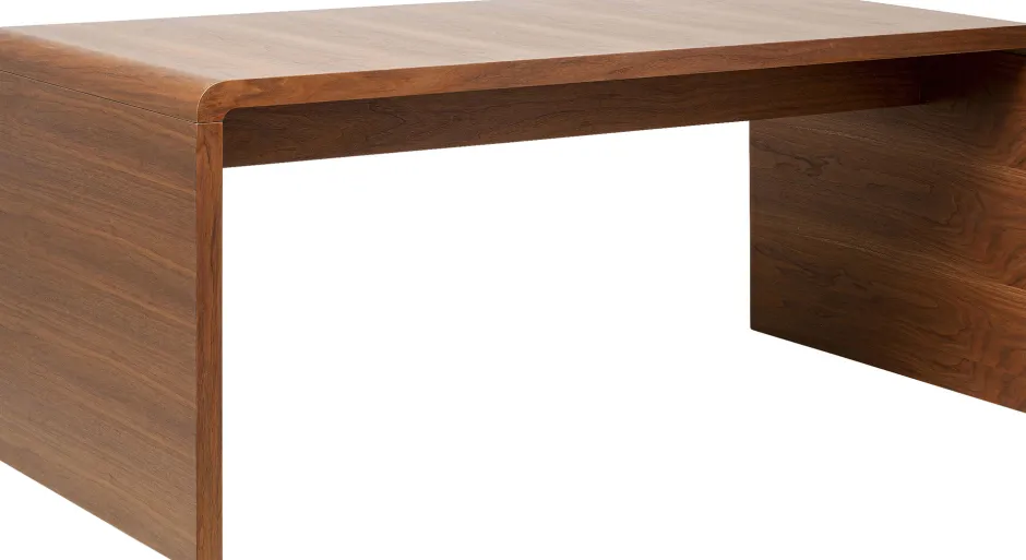 Biurko Duże Fornirowane Orzech 180x85 Cm*KARE Design Hot
