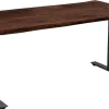 Biurko Harmony 160x80 Cm Akacja Brązowe - Nogi Czarne*KARE Design Hot