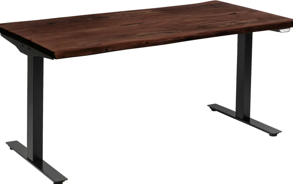 Biurko Harmony 160x80 Cm Akacja Brązowe - Nogi Czarne*KARE Design Hot