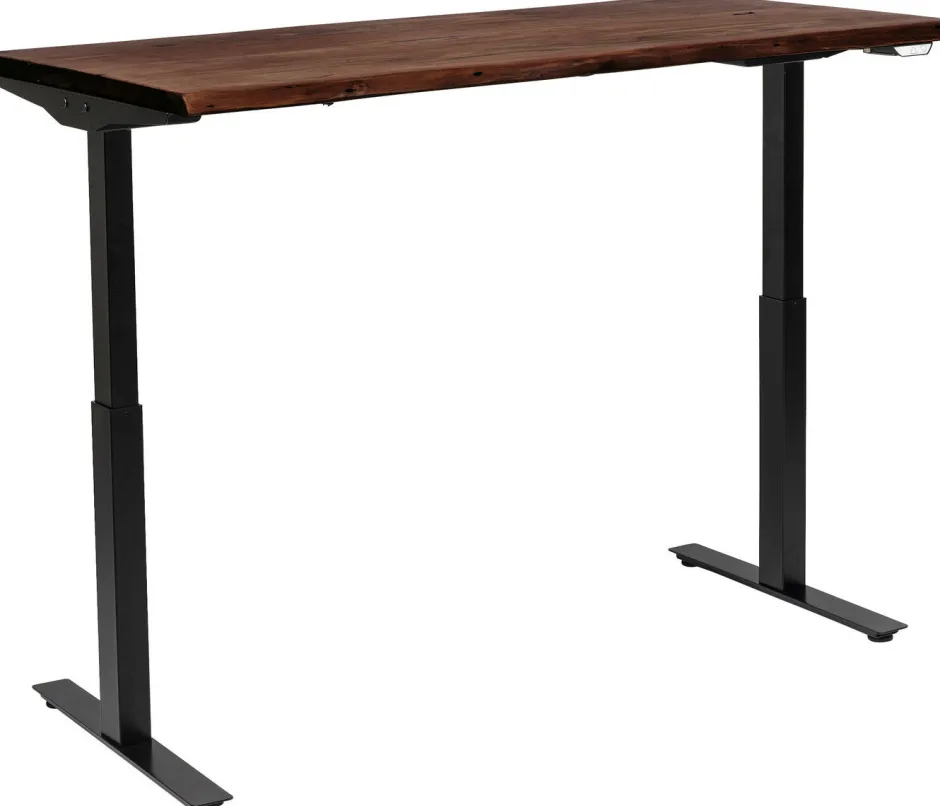 Biurko Harmony 160x80 Cm Akacja Brązowe - Nogi Czarne*KARE Design Hot