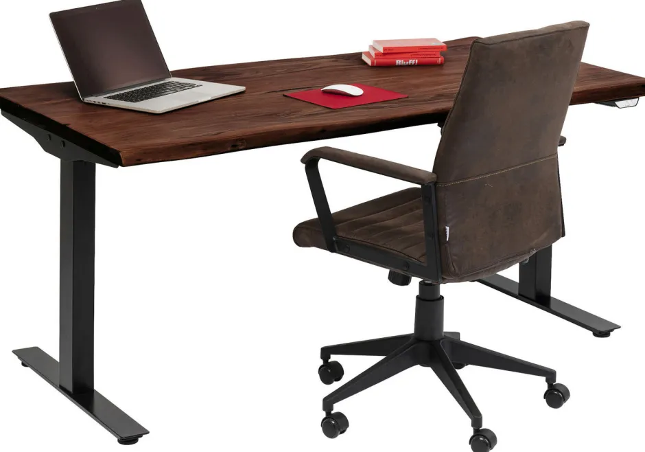 Biurko Harmony 160x80 Cm Akacja Brązowe - Nogi Czarne*KARE Design Hot