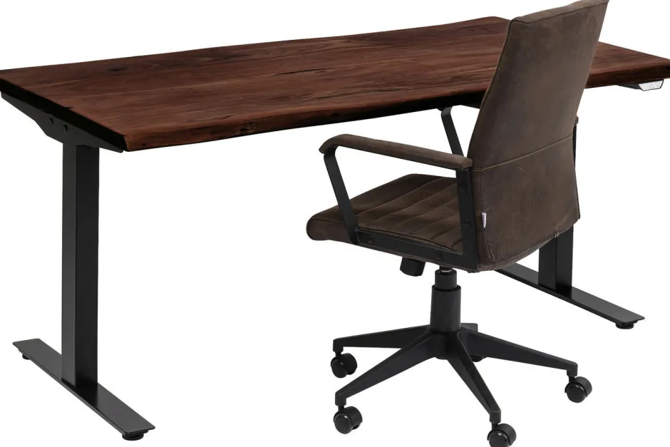 Biurko Harmony 160x80 Cm Akacja Brązowe - Nogi Czarne*KARE Design Hot