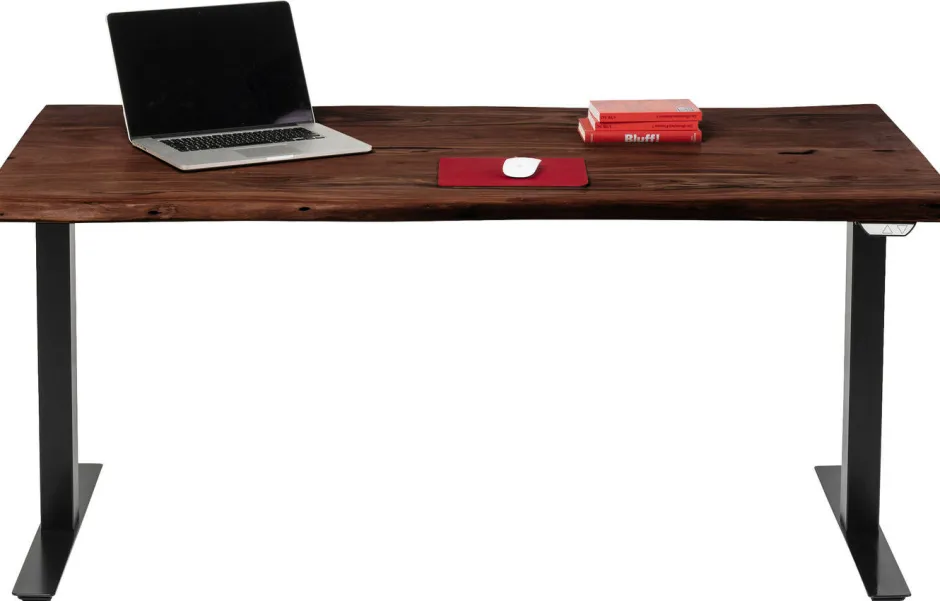 Biurko Harmony 160x80 Cm Akacja Brązowe - Nogi Czarne*KARE Design Hot