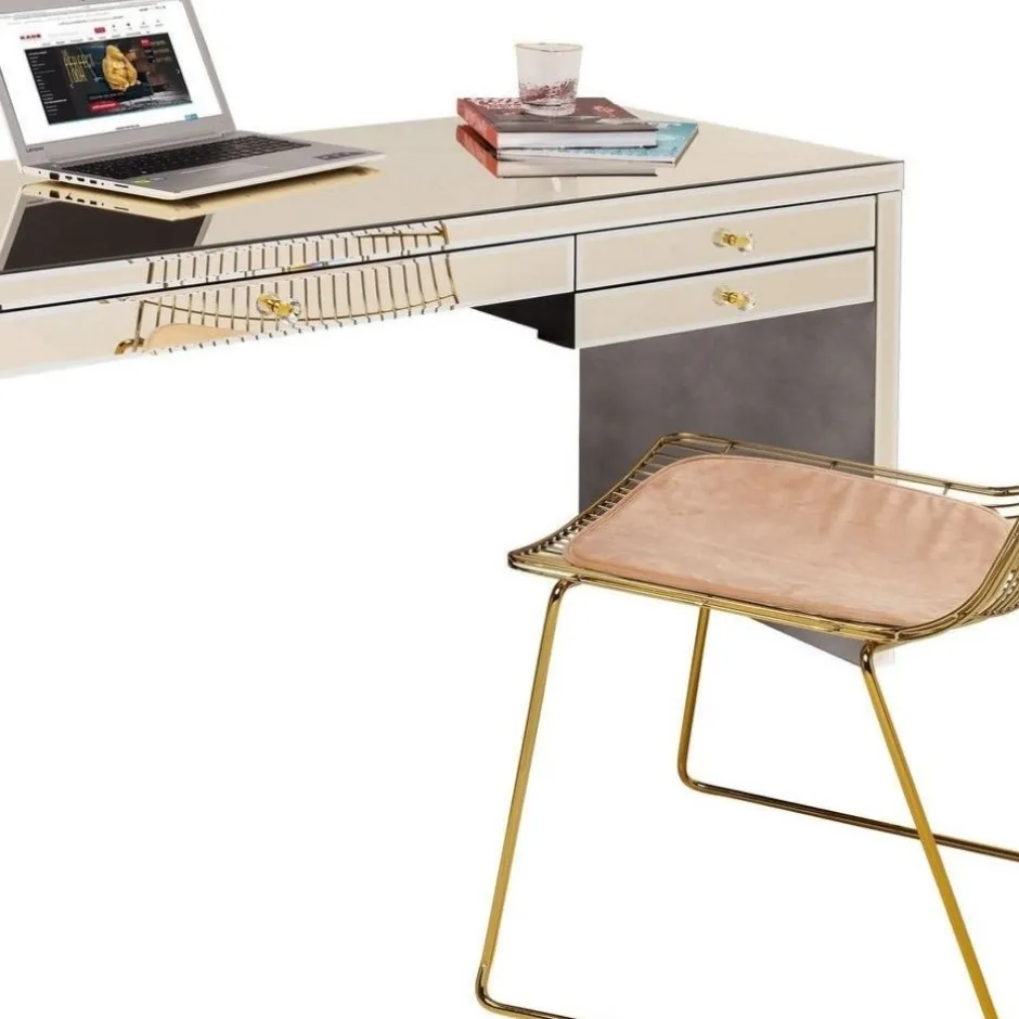 Biurko Luxury Champagne 140x61 Cm Szampańskie*KARE Design Hot
