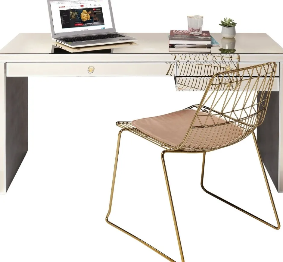 Biurko Luxury Champagne 140x61 Cm Szampańskie*KARE Design Hot