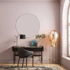 Biurko Milano 140x58 Cm Ciemnobrązowe Z Kremowym Blatem*KARE Design