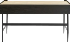Biurko Milano 140x58 Cm Ciemnobrązowe Z Kremowym Blatem*KARE Design