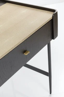 Biurko Milano 140x58 Cm Ciemnobrązowe Z Kremowym Blatem*KARE Design