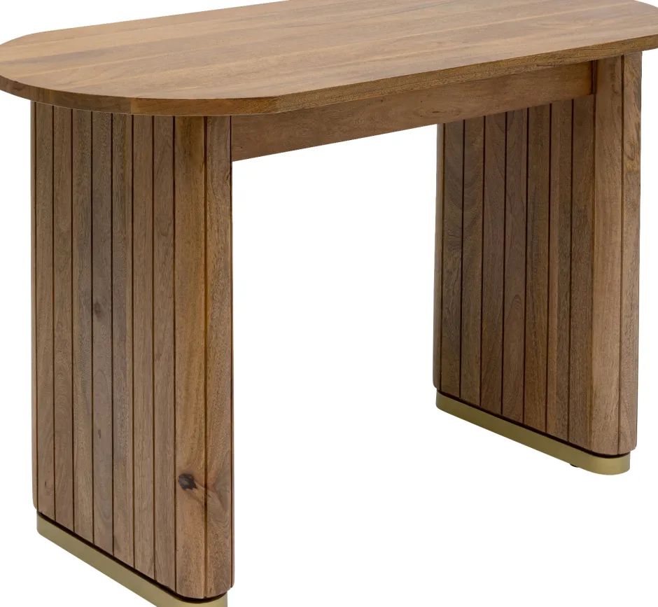 Biurko Nowoczesne Z Drewna Mango 110x55 Cm*KARE Design Outlet